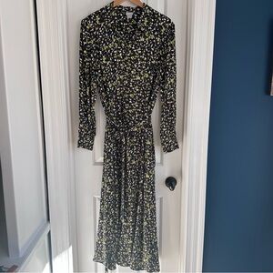 Chico's Women's Printed Maxi-Length Shirtdress EUC